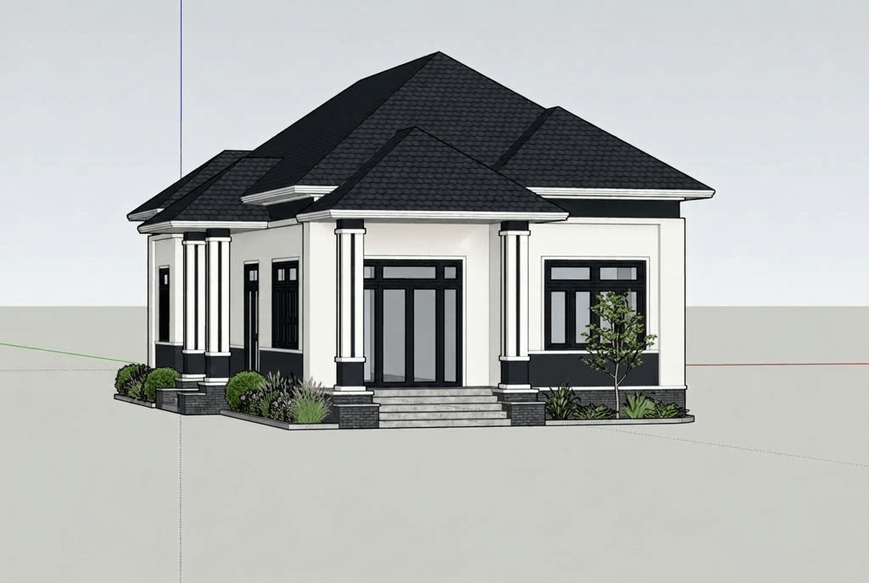 Contemporary Facade Facade design — facade photo by GenRoom AI