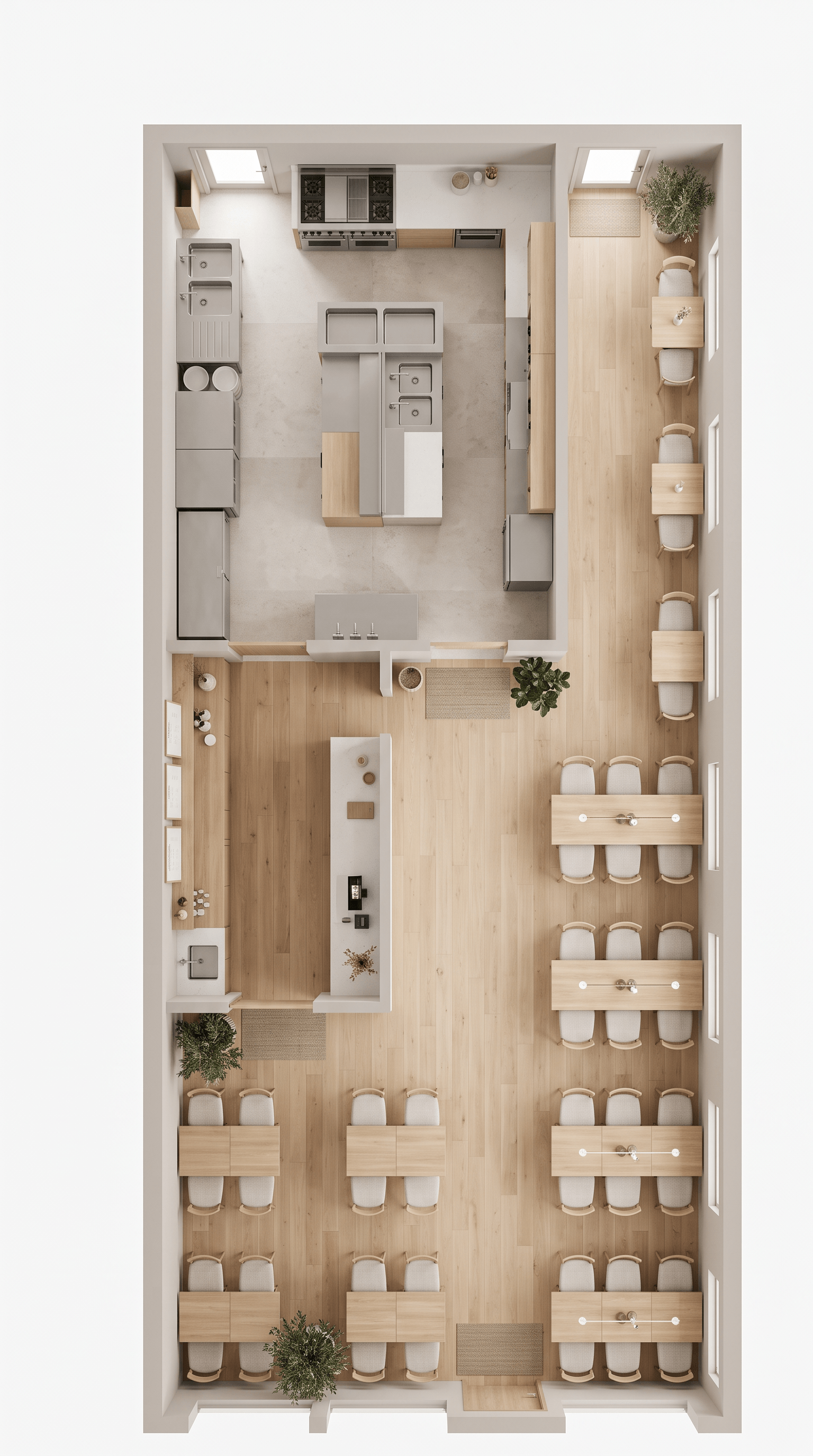 Interior design in Minimalism style — Living Room by GenRoom AI
