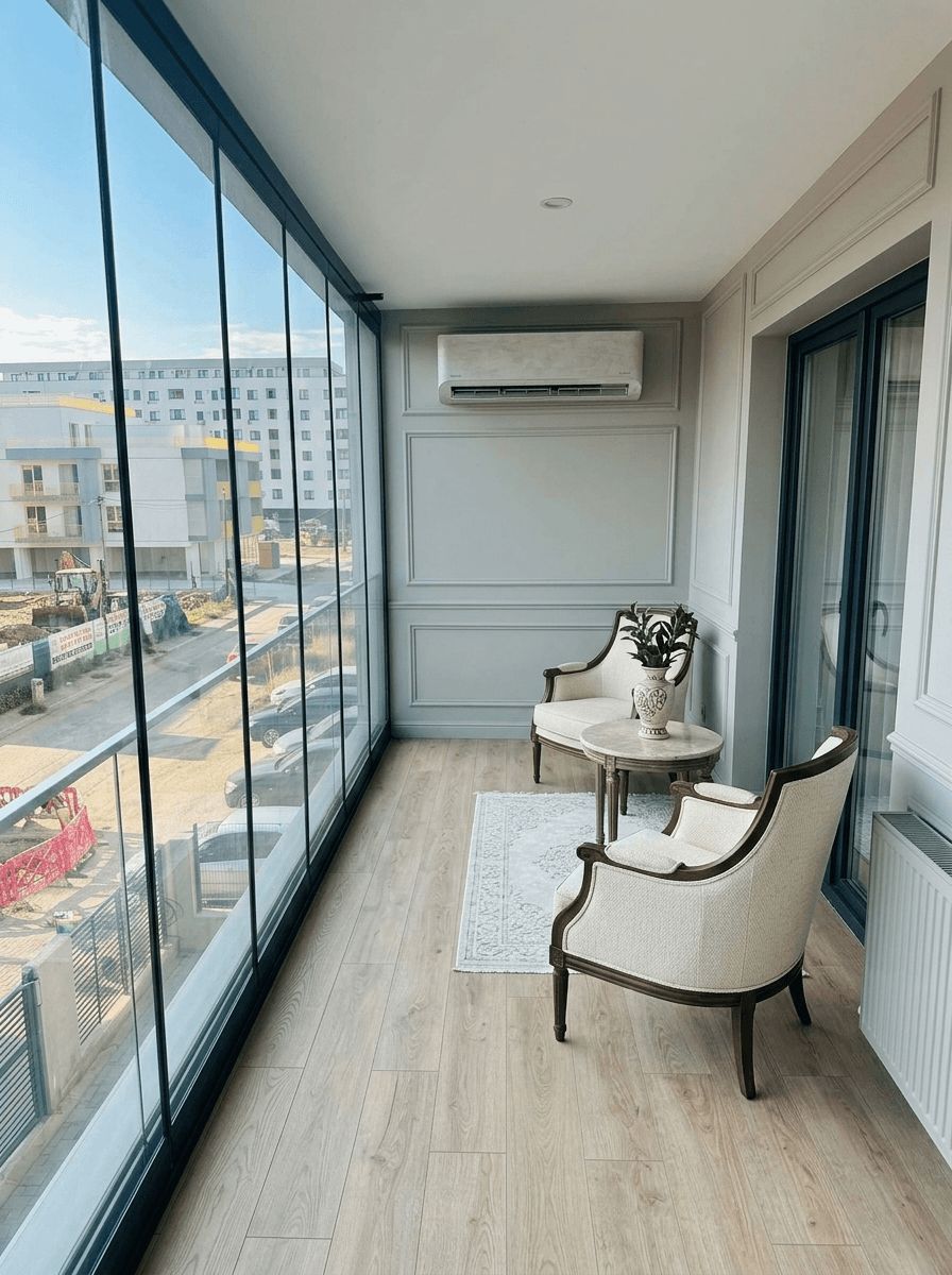 Design d'interni in stile Neoclassic — balcony di GenRoom AI