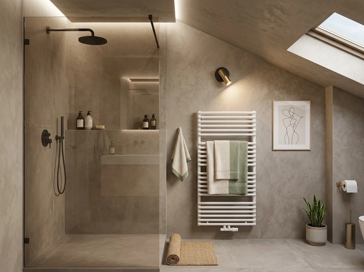 Bathroom interior in no_style style — photo by GenRoom AI