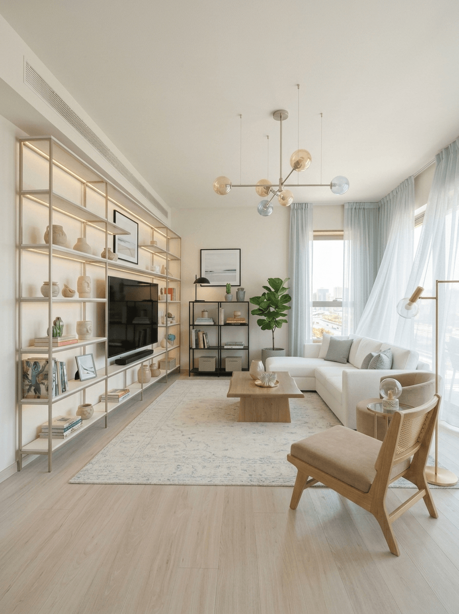 Interior design in Contemporary style — Living Room by GenRoom AI