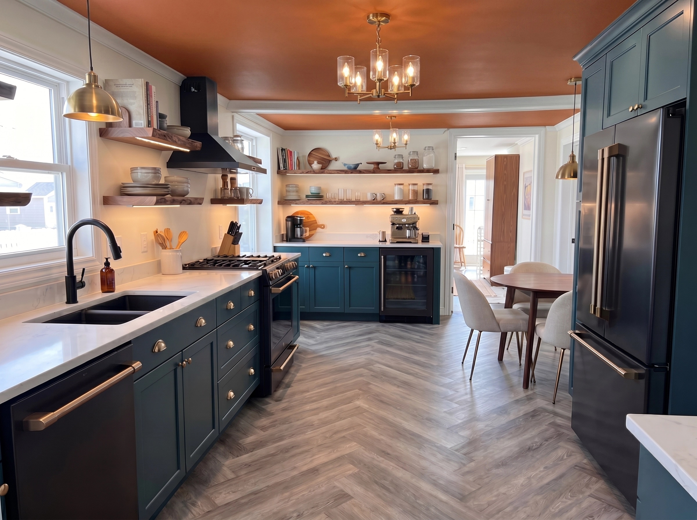 Kitchen interior in Contemporary style — photo by GenRoom AI