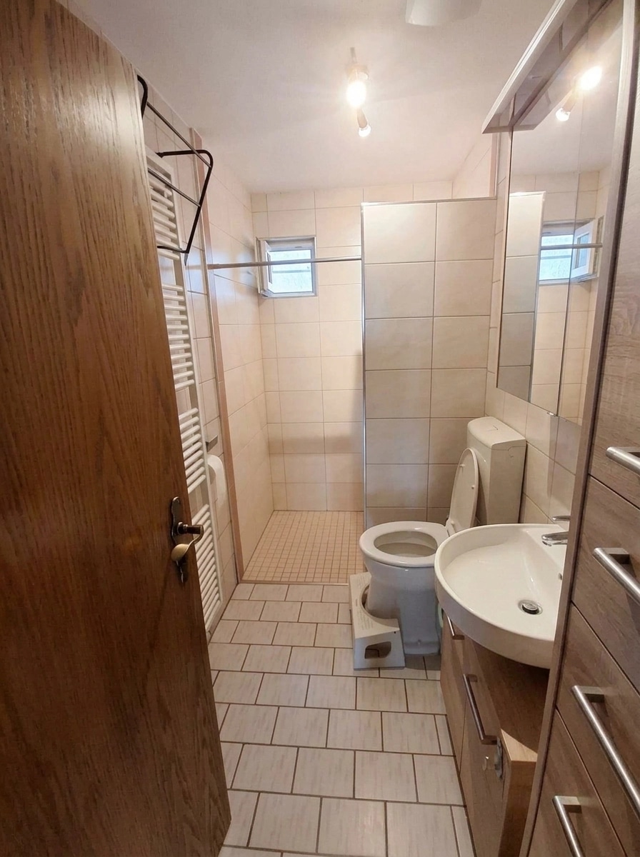 Bathroom interior in no_style style — photo by GenRoom AI