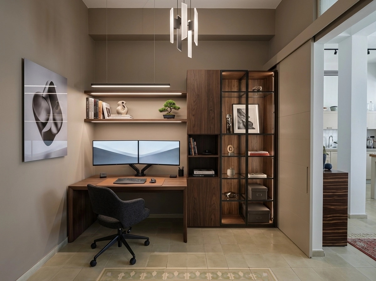 Interior design in Contemporary style — home_office by GenRoom AI