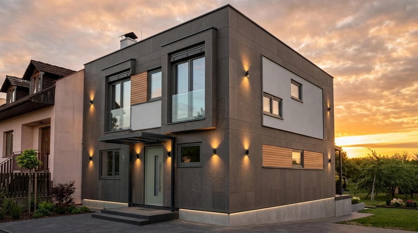 Contemporary Facade Facade design — facade photo by GenRoom AI