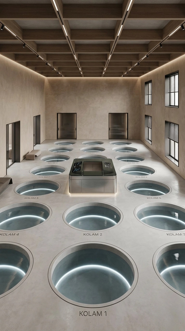 Interior desain di Minimalism gaya — basement oleh GenRoom AI