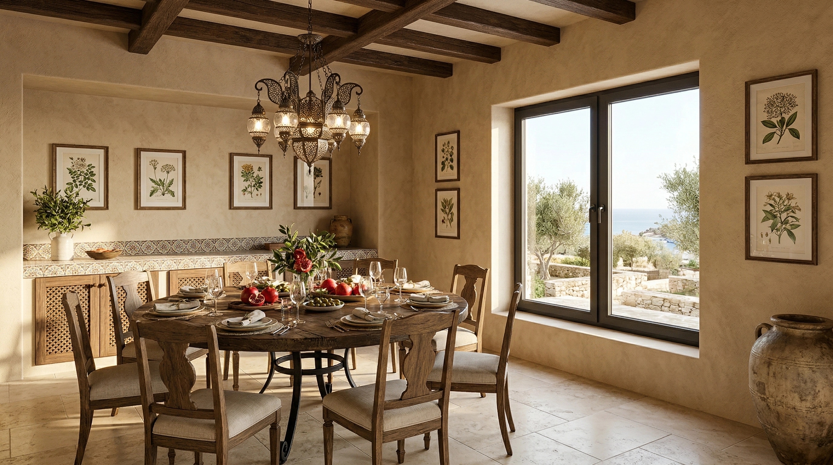 Interior design in Mediterranean style — Hallway by GenRoom AI