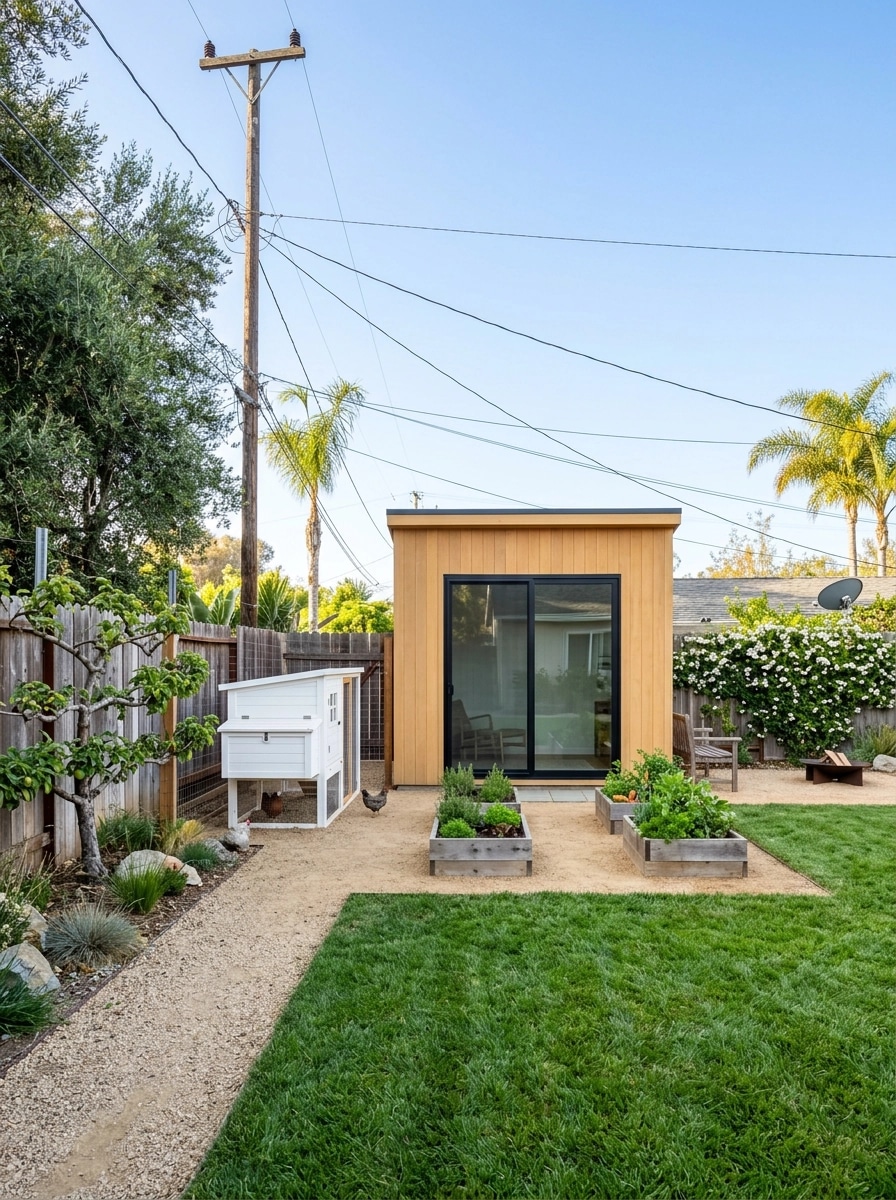 Landscape desain di Scandinavian Garden gaya — Halaman oleh GenRoom AI