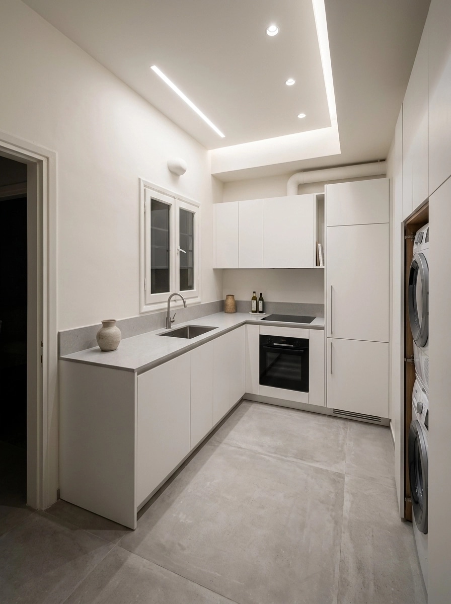 Minimalism Kitchen design — interior photo by GenRoom AI