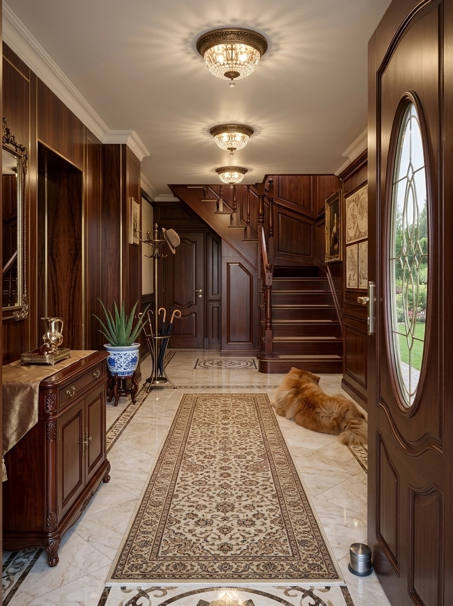 Hallway interior in Classic style — photo by GenRoom AI