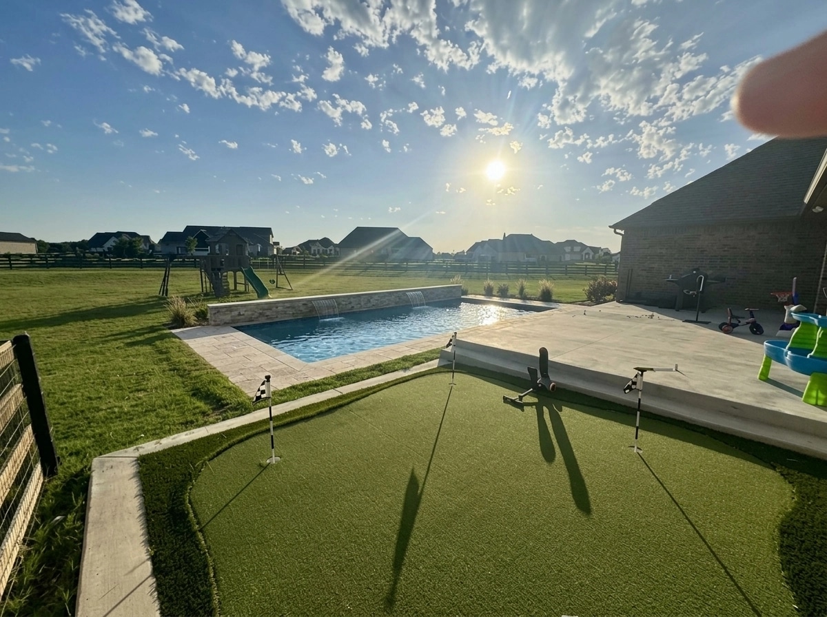 Yard design in no_style style — photo by GenRoom AI