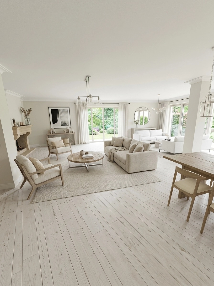 Modern Farmhouse Living Room design — interior photo by GenRoom AI