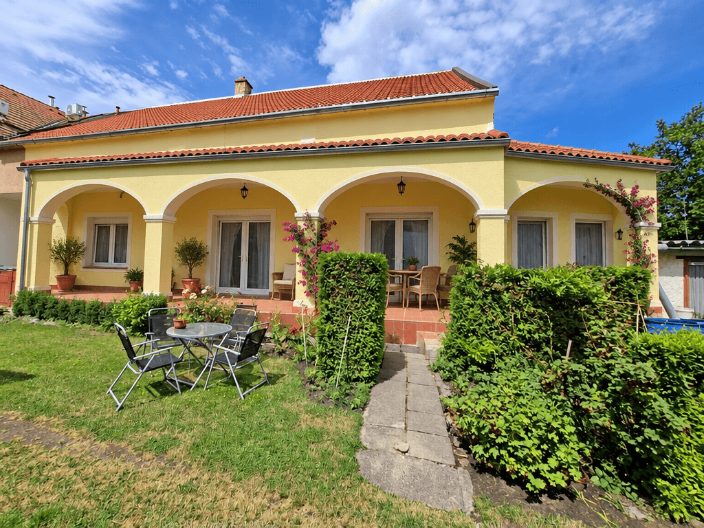 Facade design in Mediterranean Facade style — photo by GenRoom AI