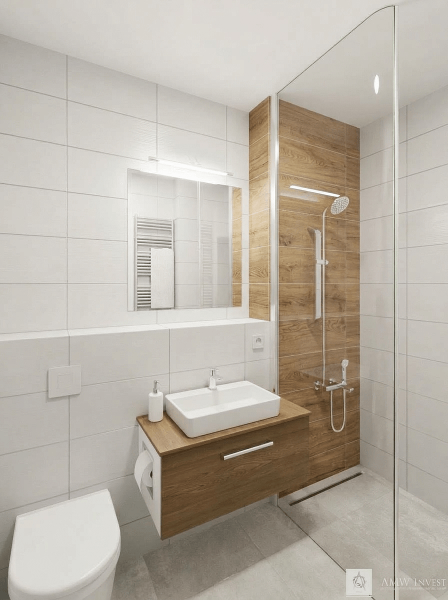 Bathroom interior in no_style style — photo by GenRoom AI