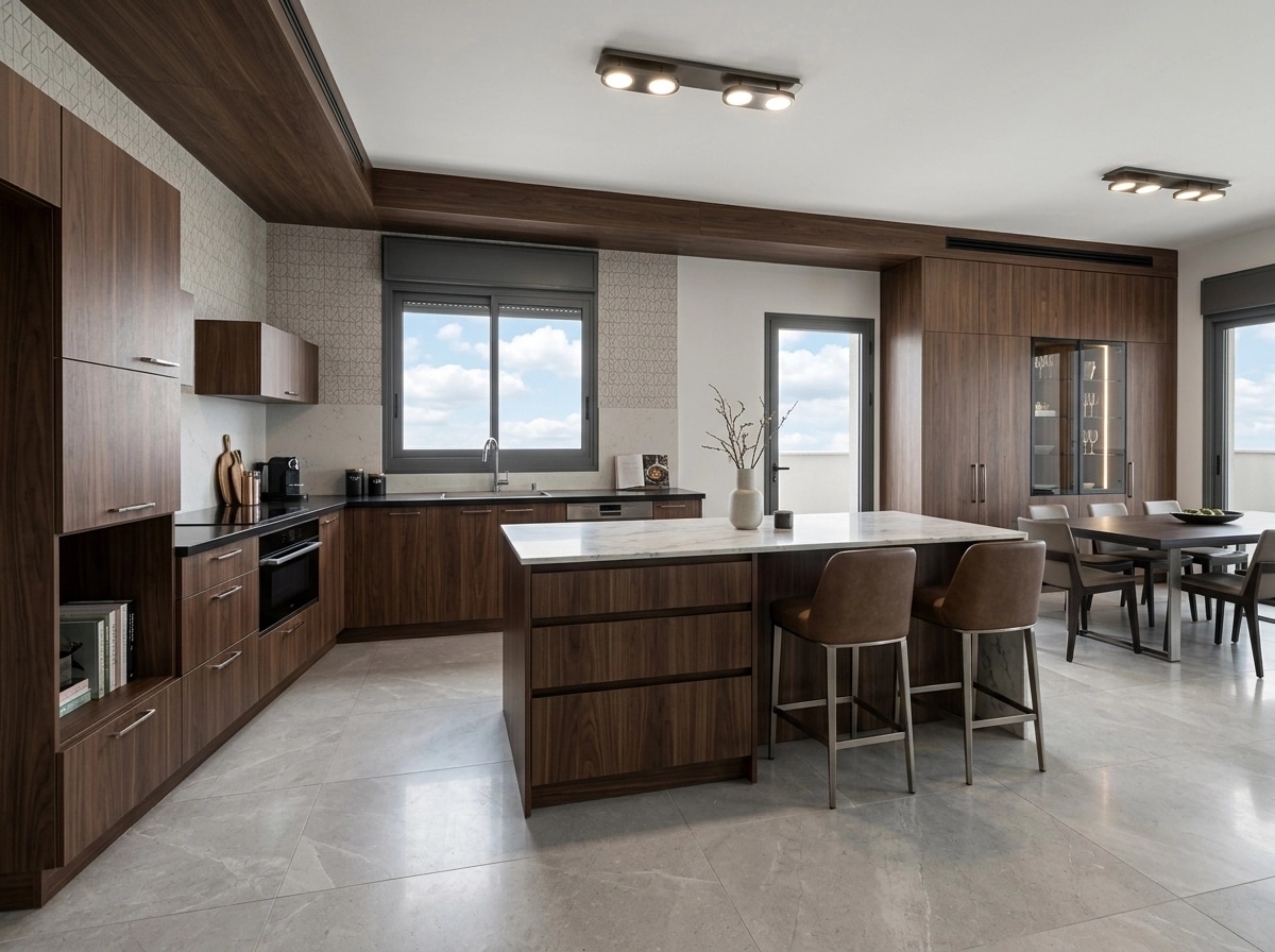 Kitchen interior in Contemporary style — photo by GenRoom AI