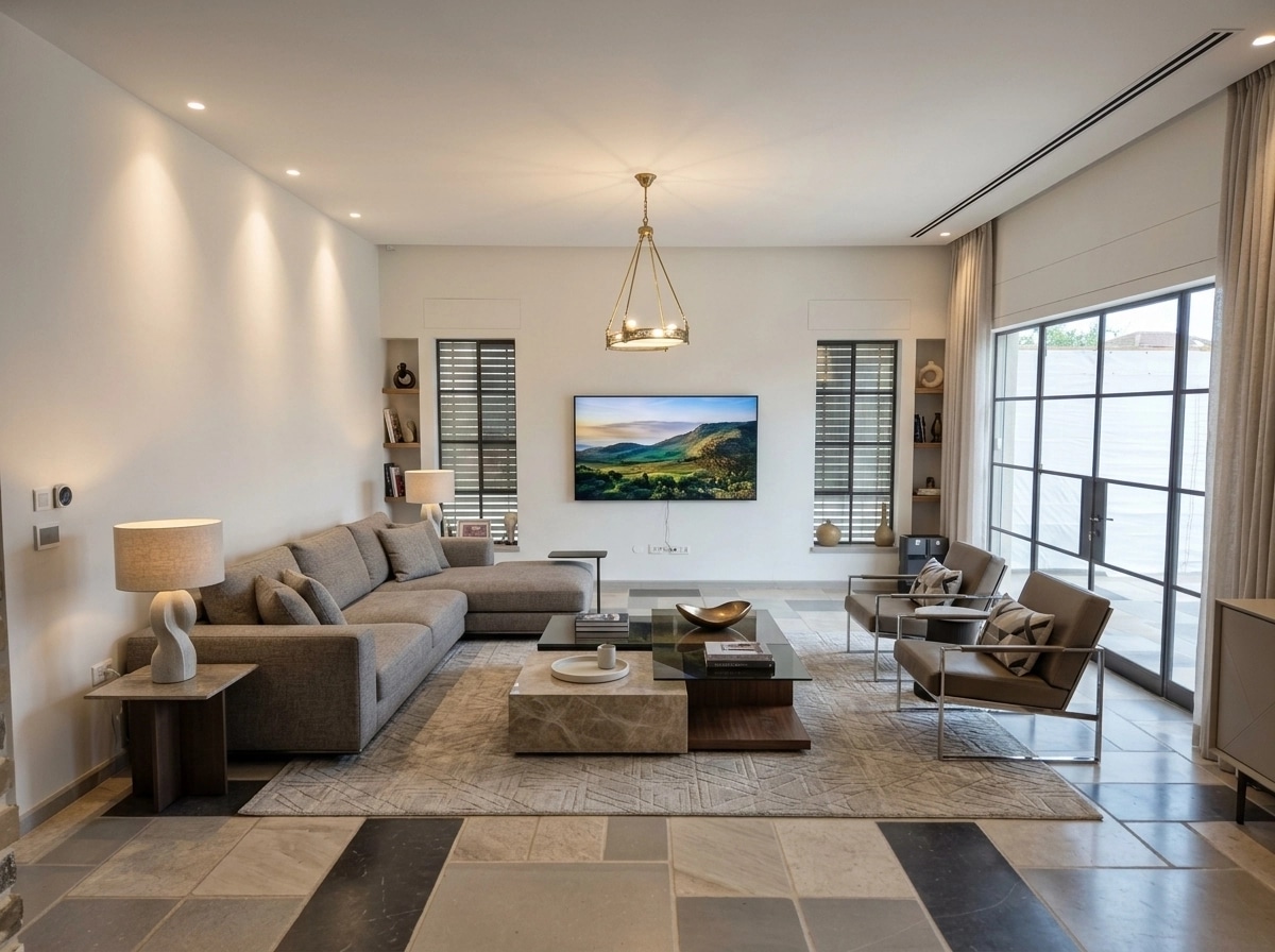 Interior design in Contemporary style — Living Room by GenRoom AI