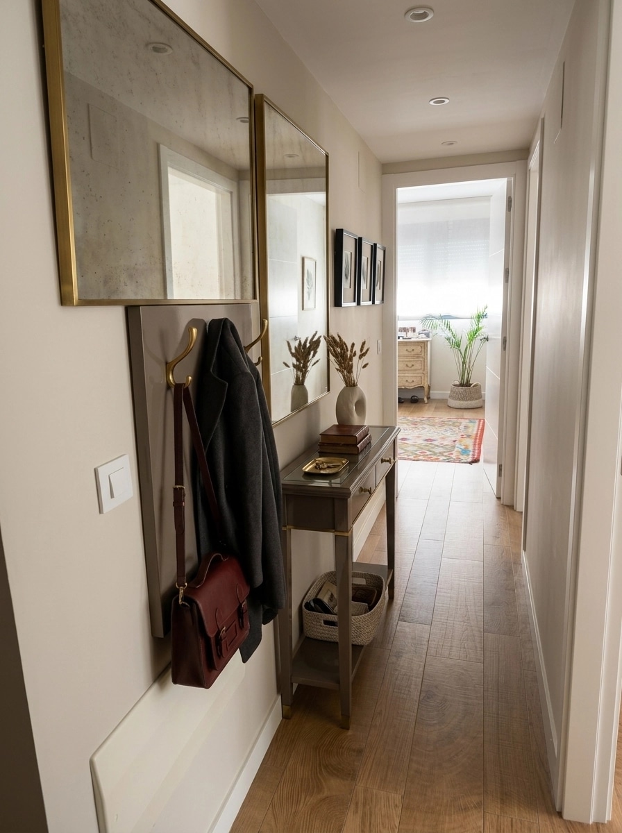 Hallway interior in Transitional style — photo by GenRoom AI