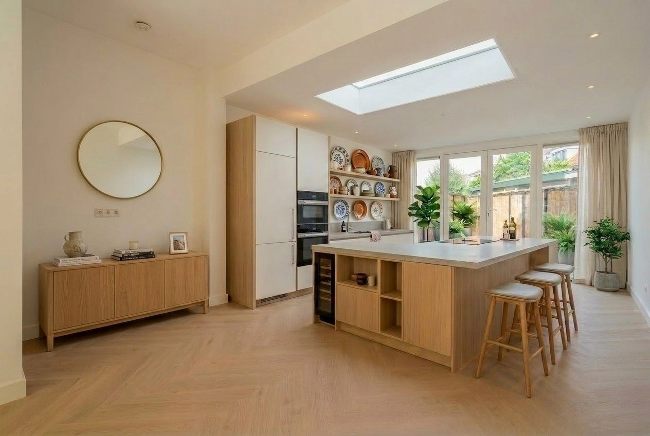 Scandinavian Kitchen design — interior photo by GenRoom AI