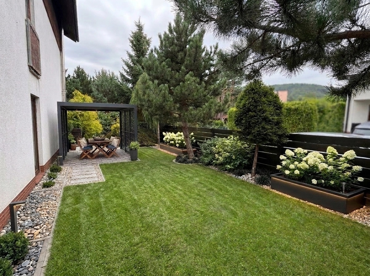 Landscape design in Contemporary Yard style — Yard by GenRoom AI
