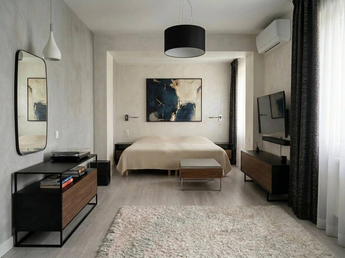 Interior design in Contemporary style — Bedroom by GenRoom AI