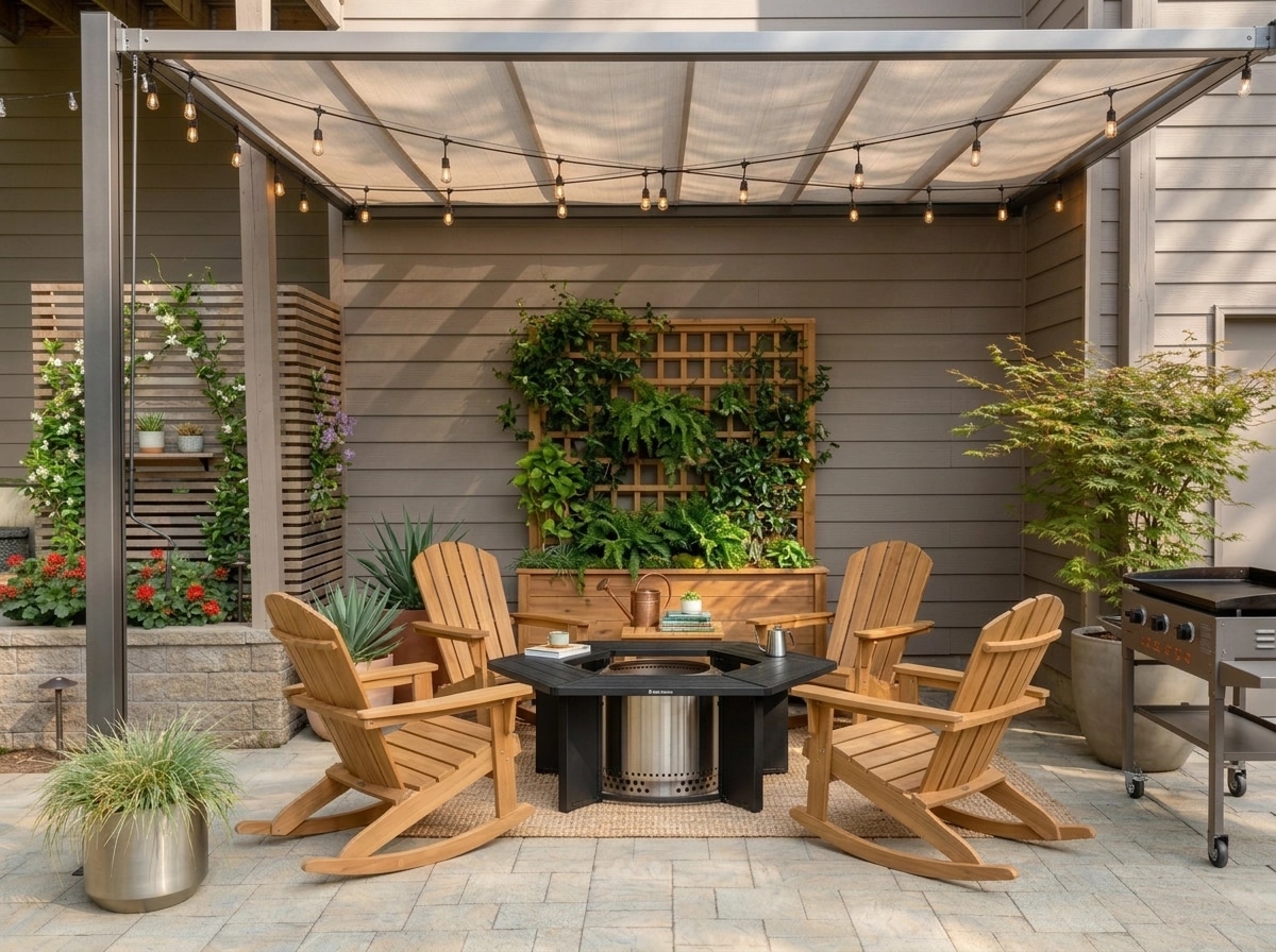 Landscape design in Eco Natural Garden style — Yard by GenRoom AI