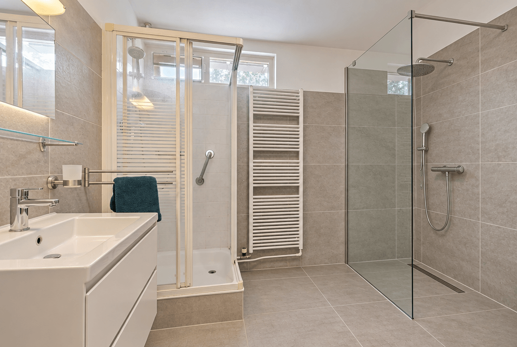 Contemporary Bathroom design — interior photo by GenRoom AI