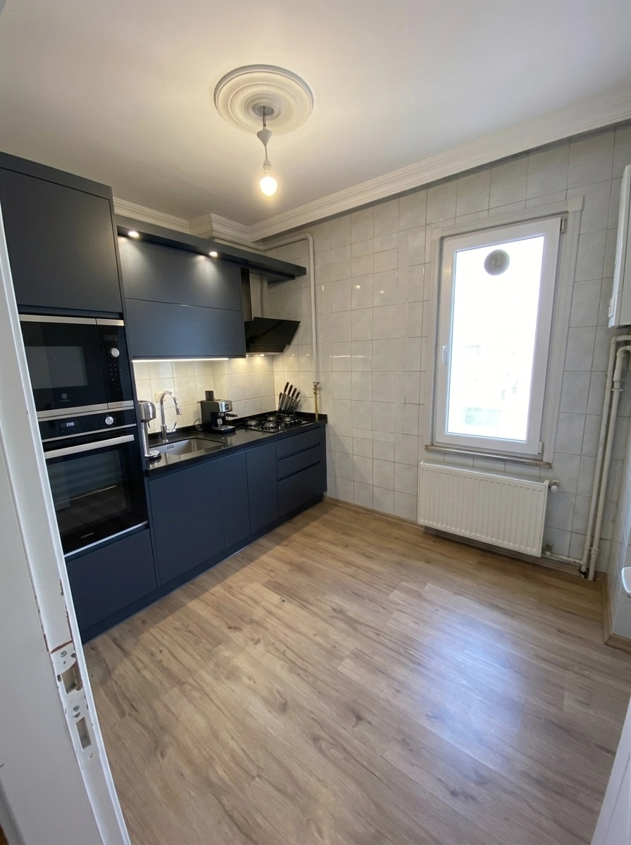Kitchen interior in no_style style — photo by GenRoom AI