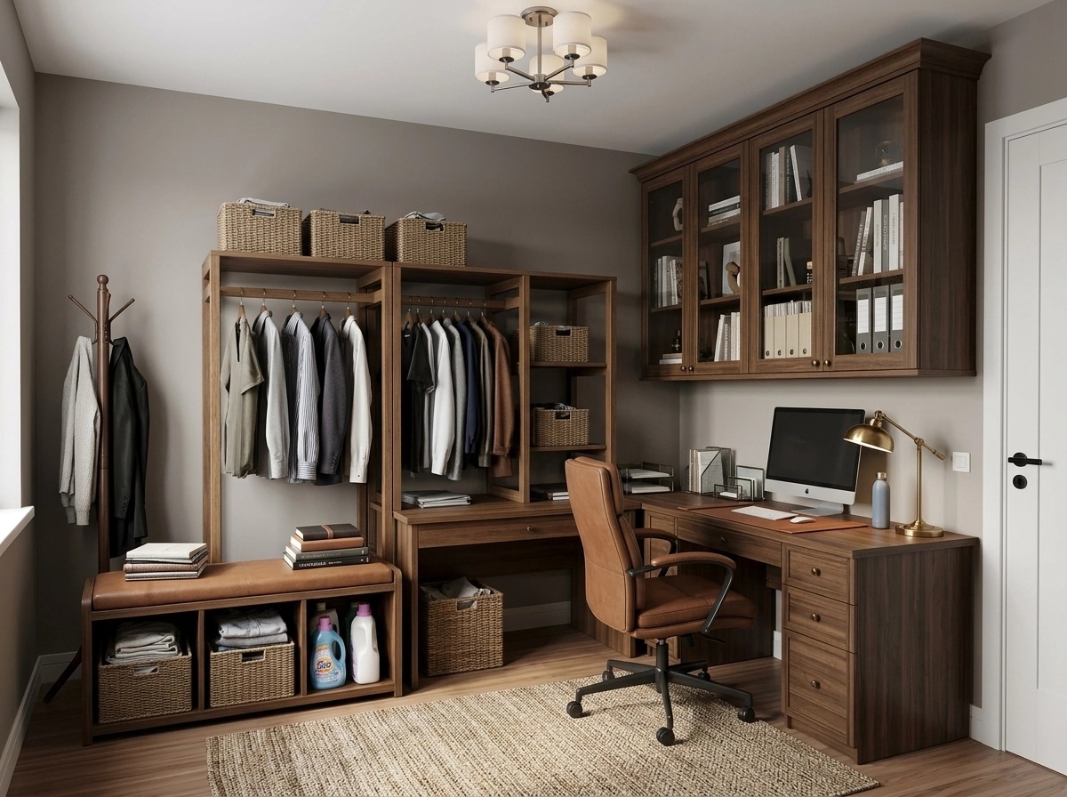 Interior design in Transitional style — Office by GenRoom AI