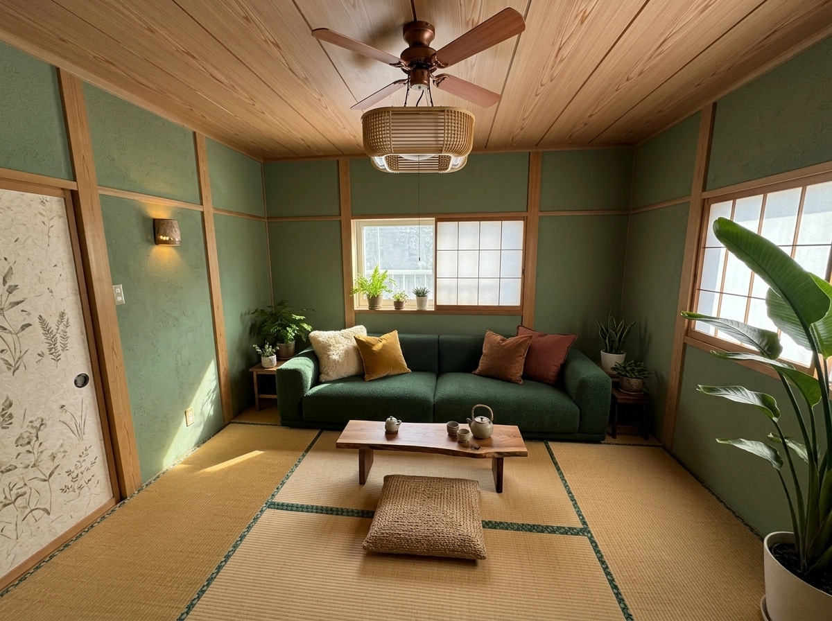 Biophilic Bedroom design — interior photo by GenRoom AI