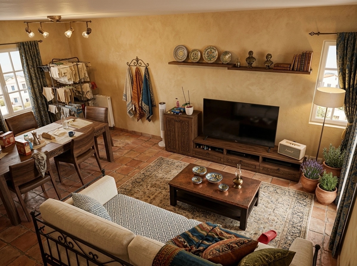 Interior design in Mediterranean style — Living Room by GenRoom AI