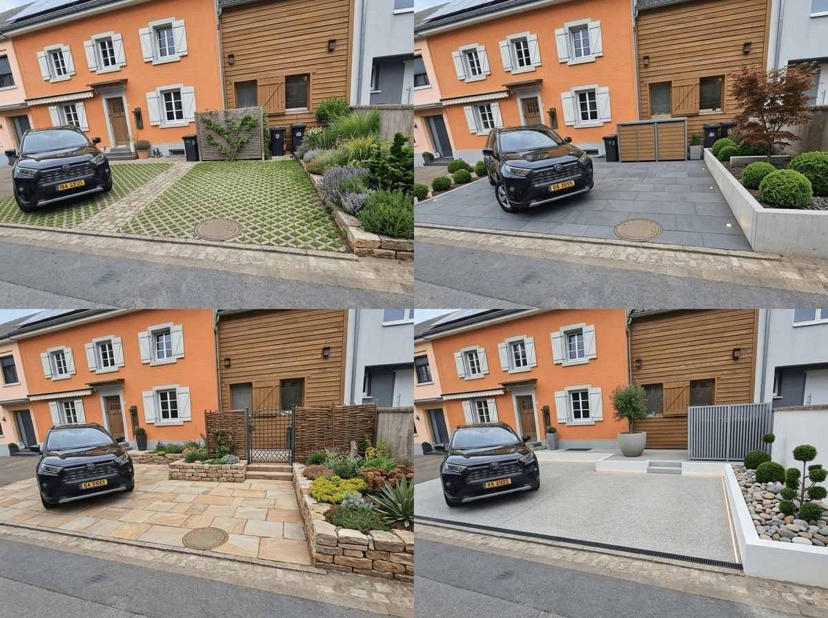 Yard design in no_style style — photo by GenRoom AI