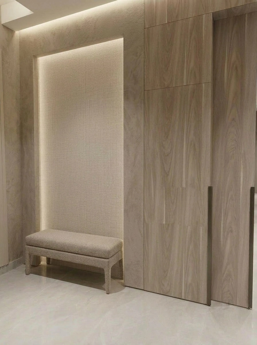 Hallway interior in Contemporary style — photo by GenRoom AI