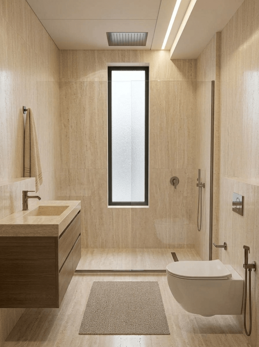 Bathroom interior in no_style style — photo by GenRoom AI