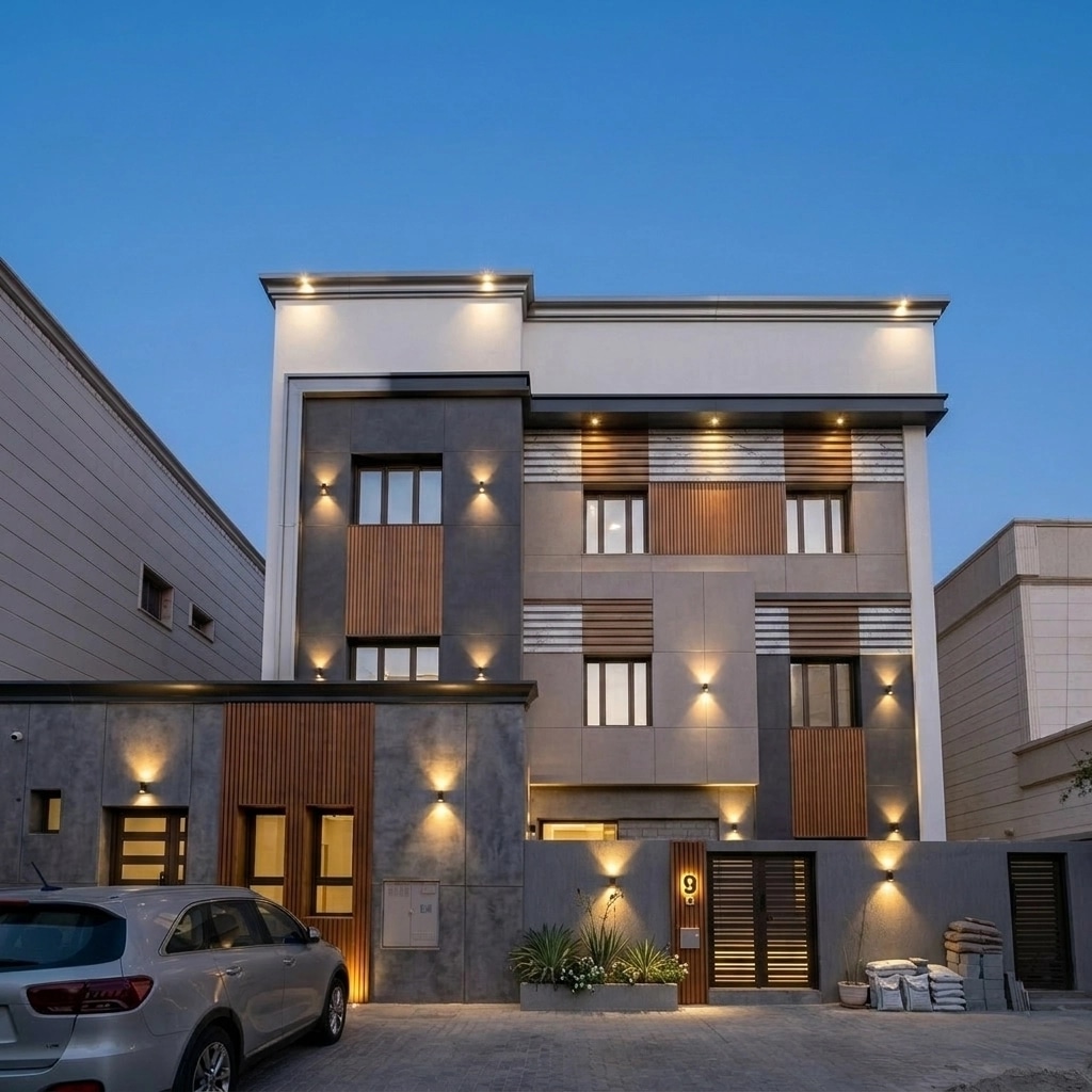 Contemporary Facade Facade design — facade photo by GenRoom AI