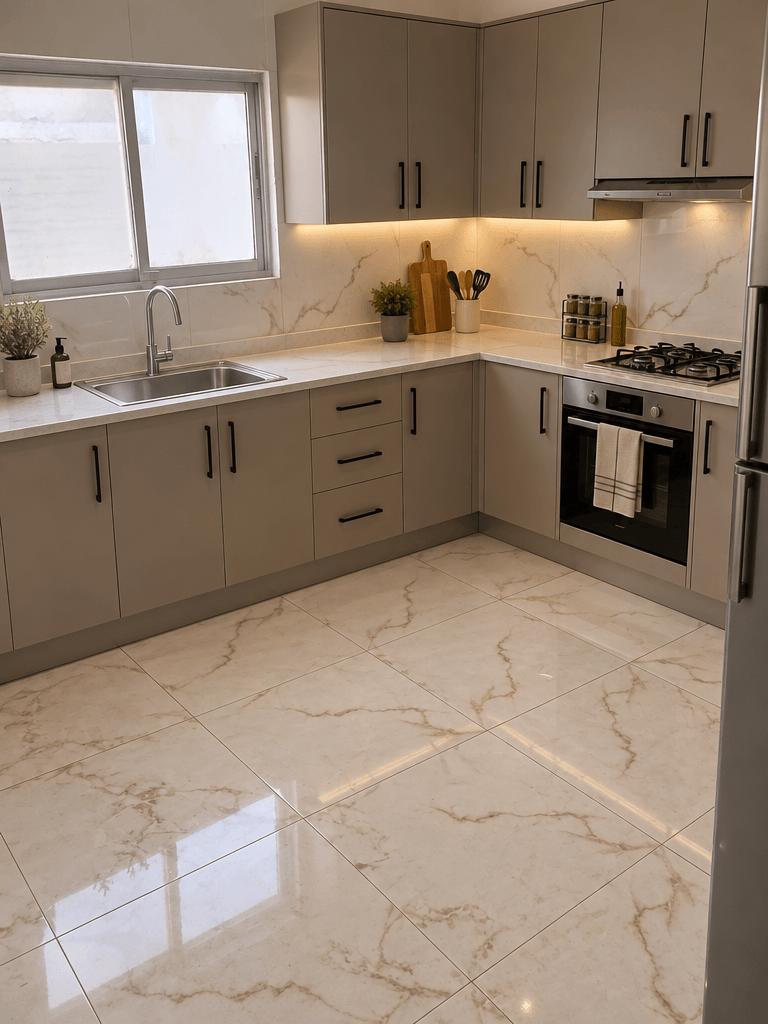 Kitchen interior in no_style style — photo by GenRoom AI