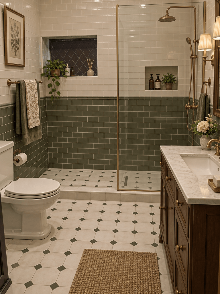 Interior design in British style — Bathroom by GenRoom AI