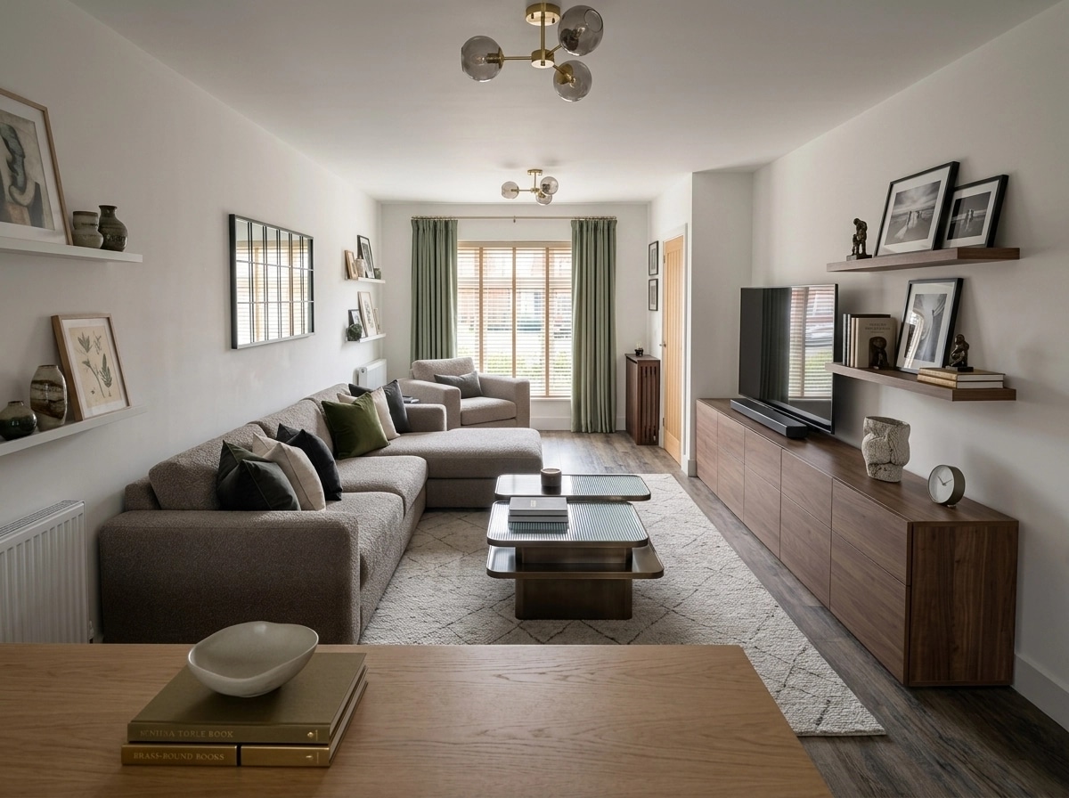 Interior design in Contemporary style — Living Room by GenRoom AI
