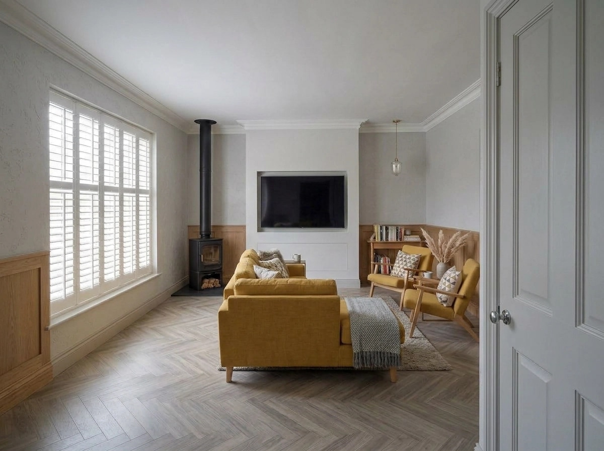 Scandinavian Living Room design — interior photo by GenRoom AI
