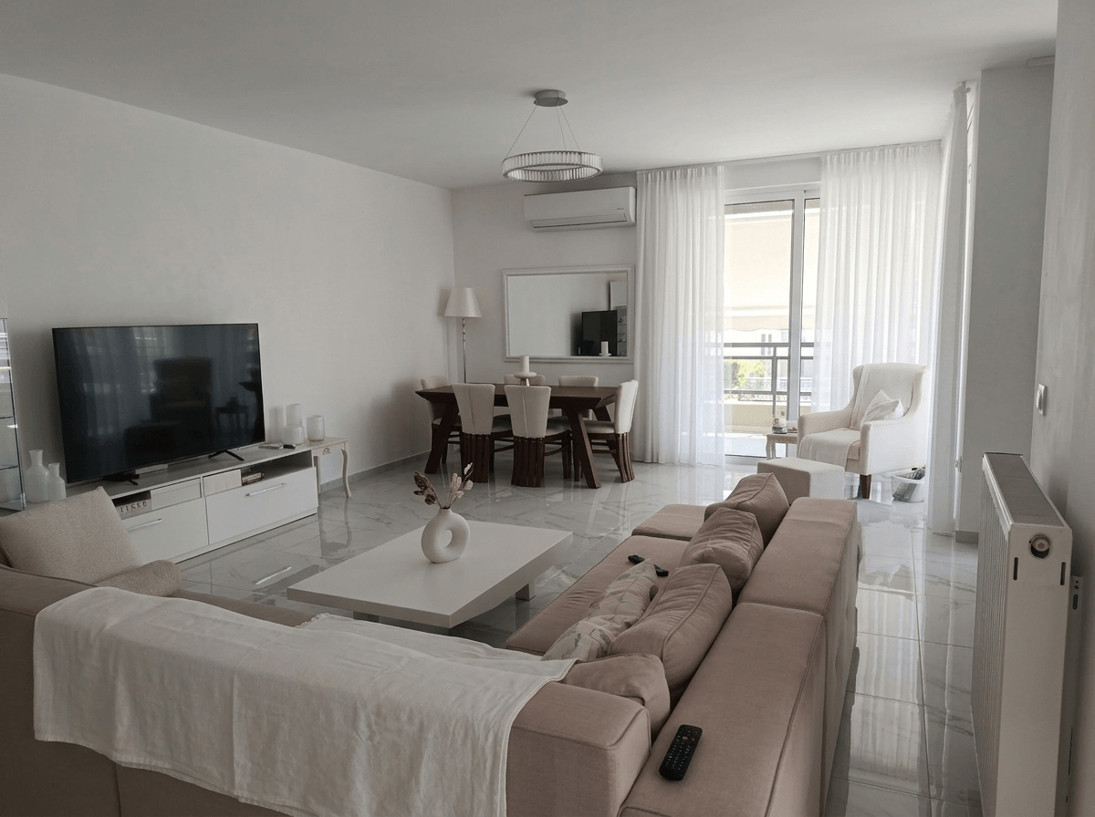 Minimalism Living Room design — interior photo by GenRoom AI