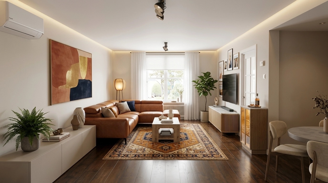 Interior design in Contemporary style — Living Room by GenRoom AI