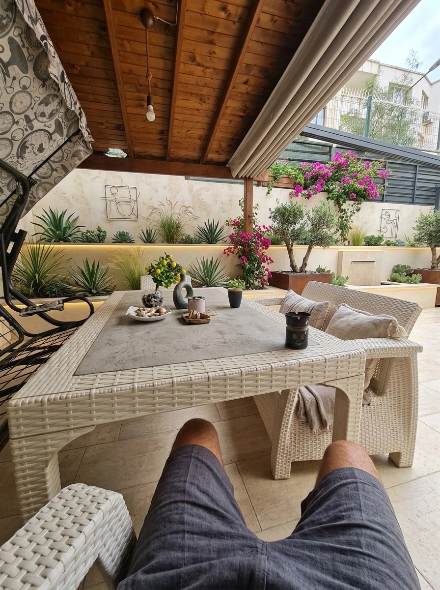 Landscape design in Contemporary Yard style — Yard by GenRoom AI