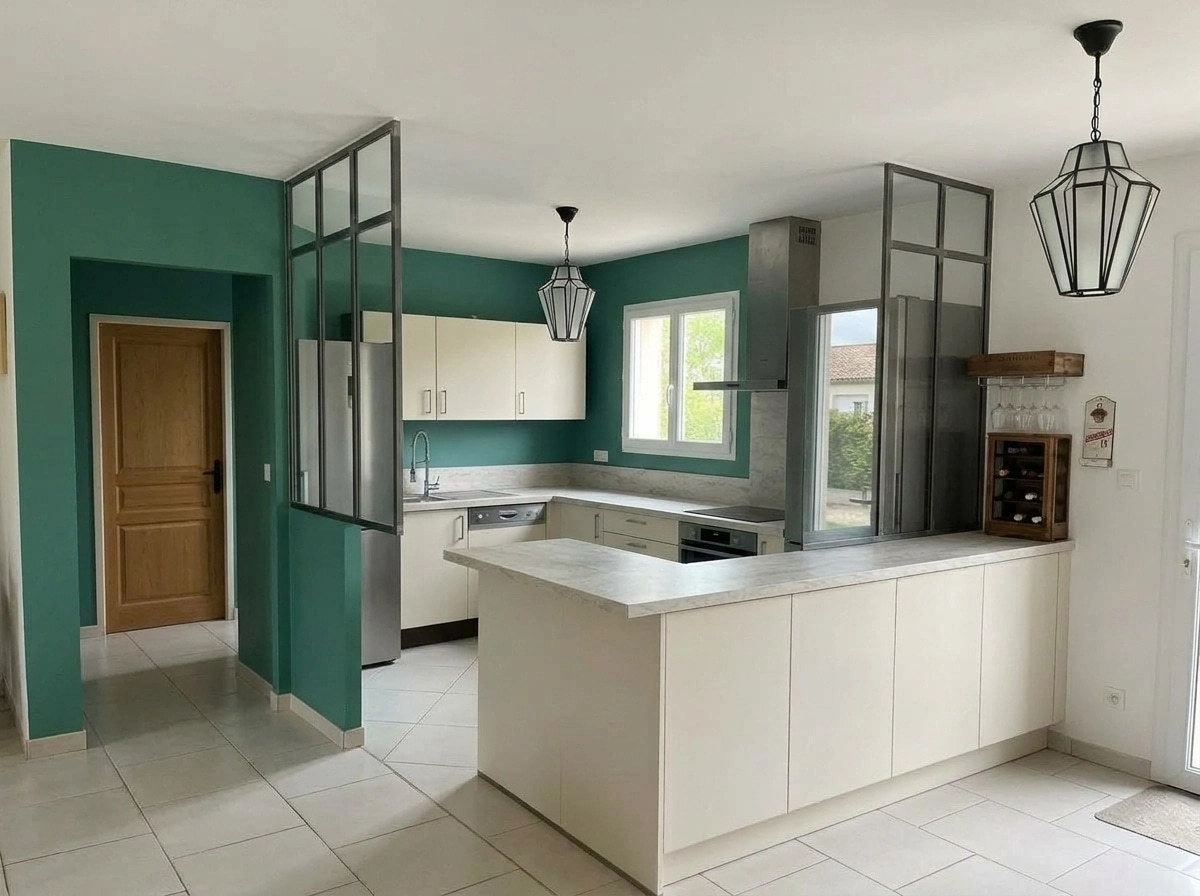 Kitchen interior in no_style style — photo by GenRoom AI