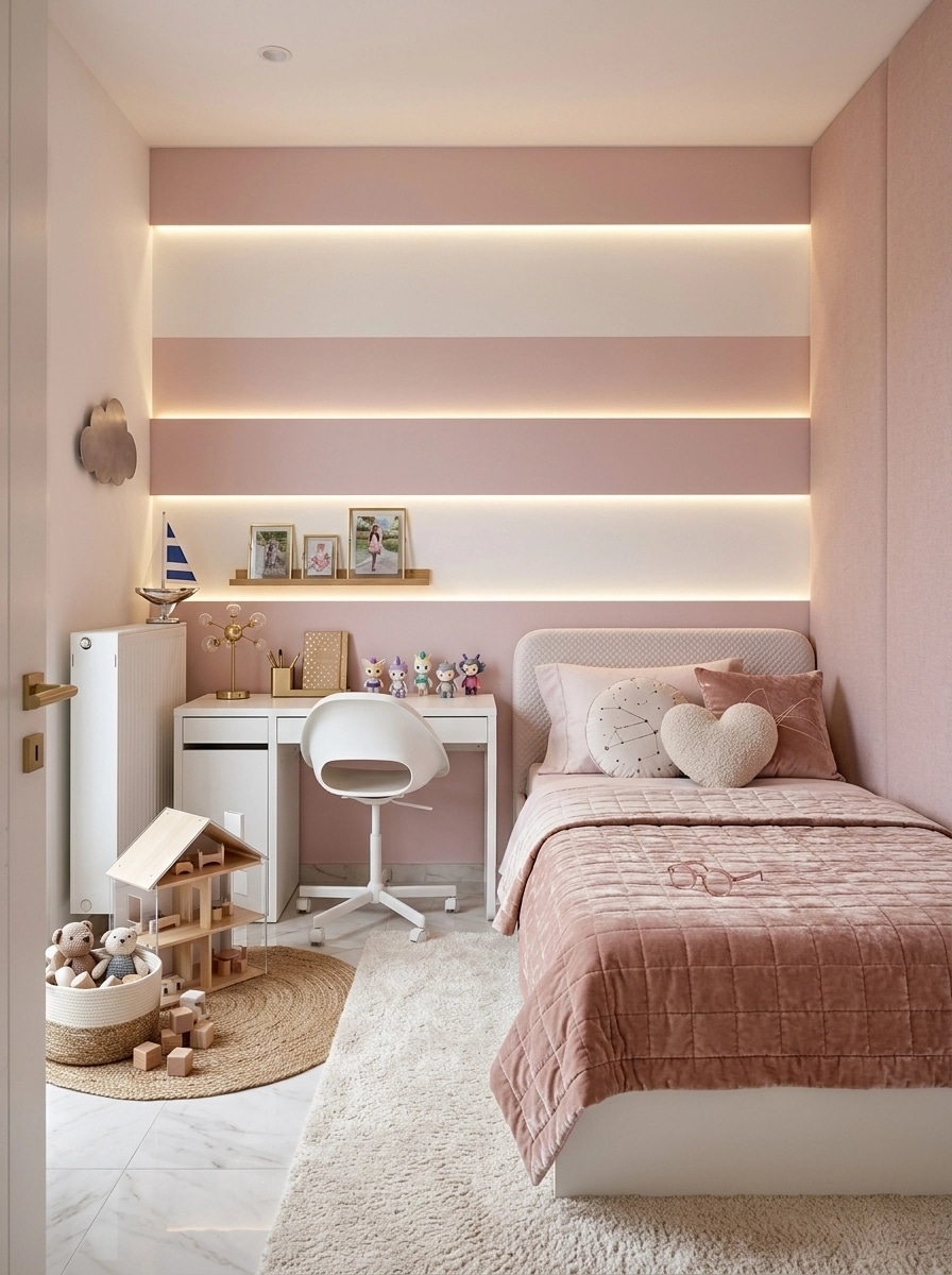 Contemporary Quarto Infantil design — interior photo by GenRoom AI