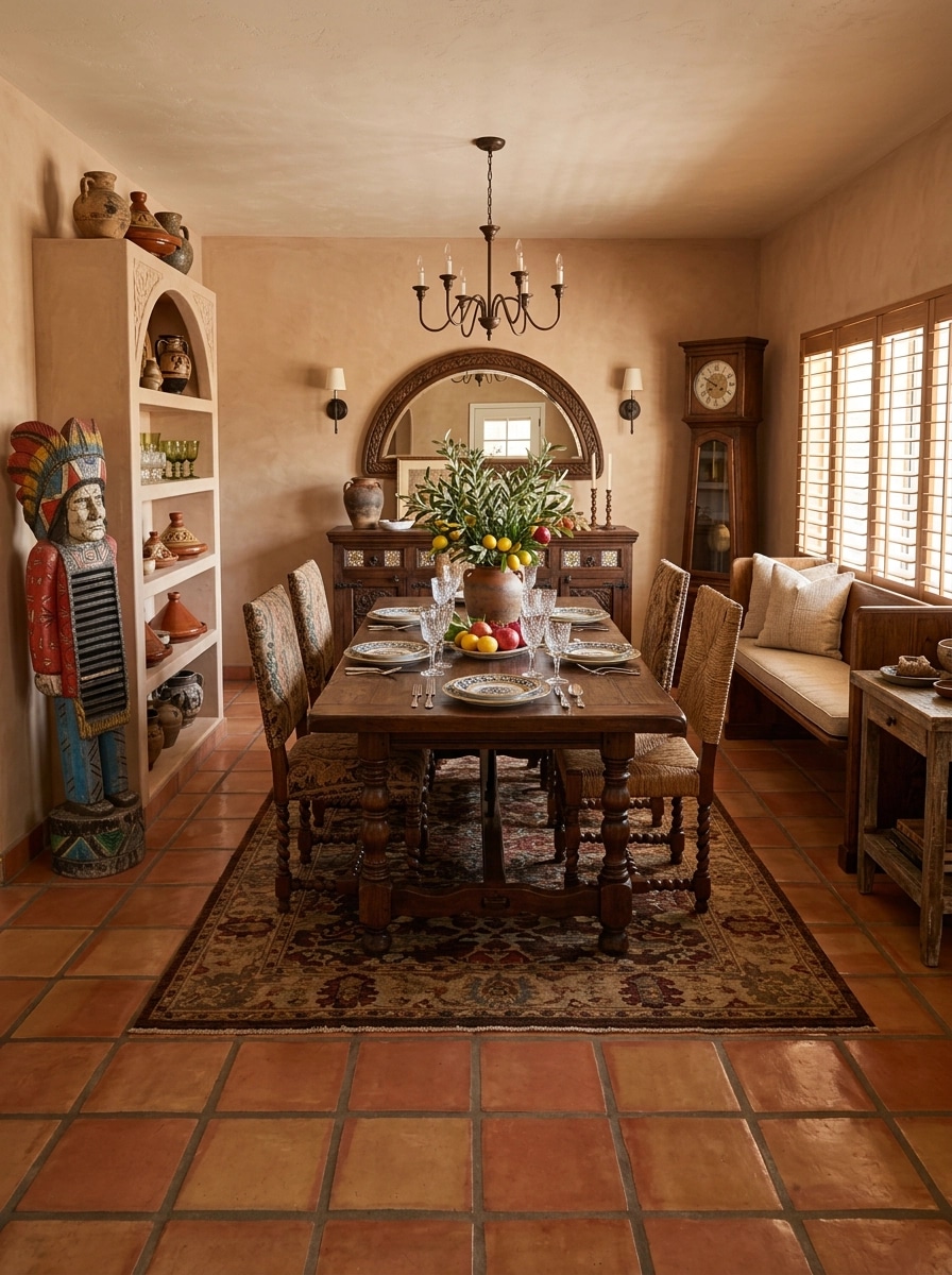 Interior design in Mediterranean style — dining_room by GenRoom AI