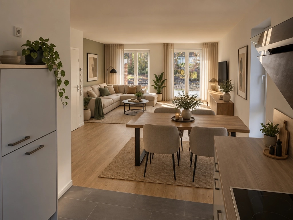 Interior design in Contemporary style — Living Room by GenRoom AI
