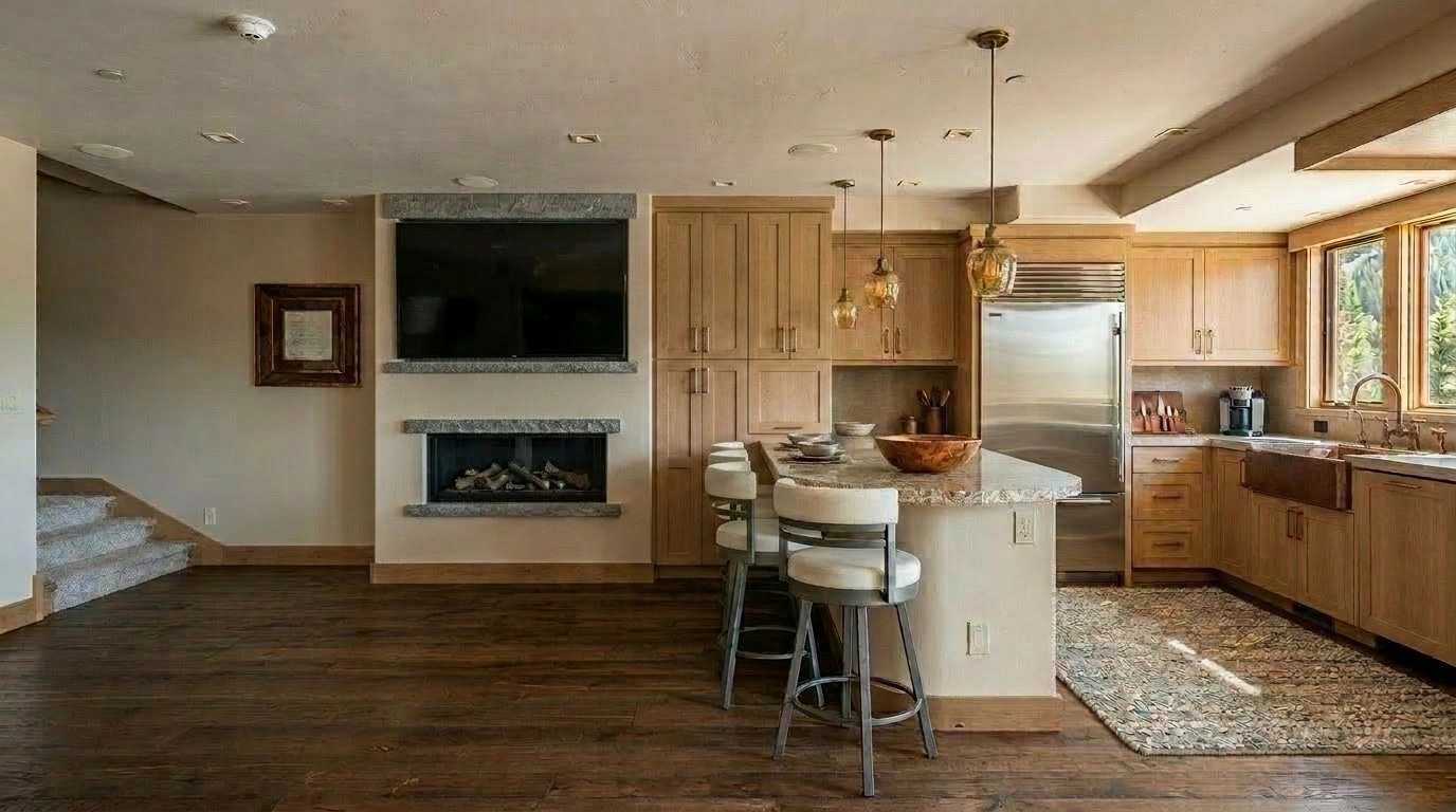 Interior design in Rustic style — Kitchen by GenRoom AI