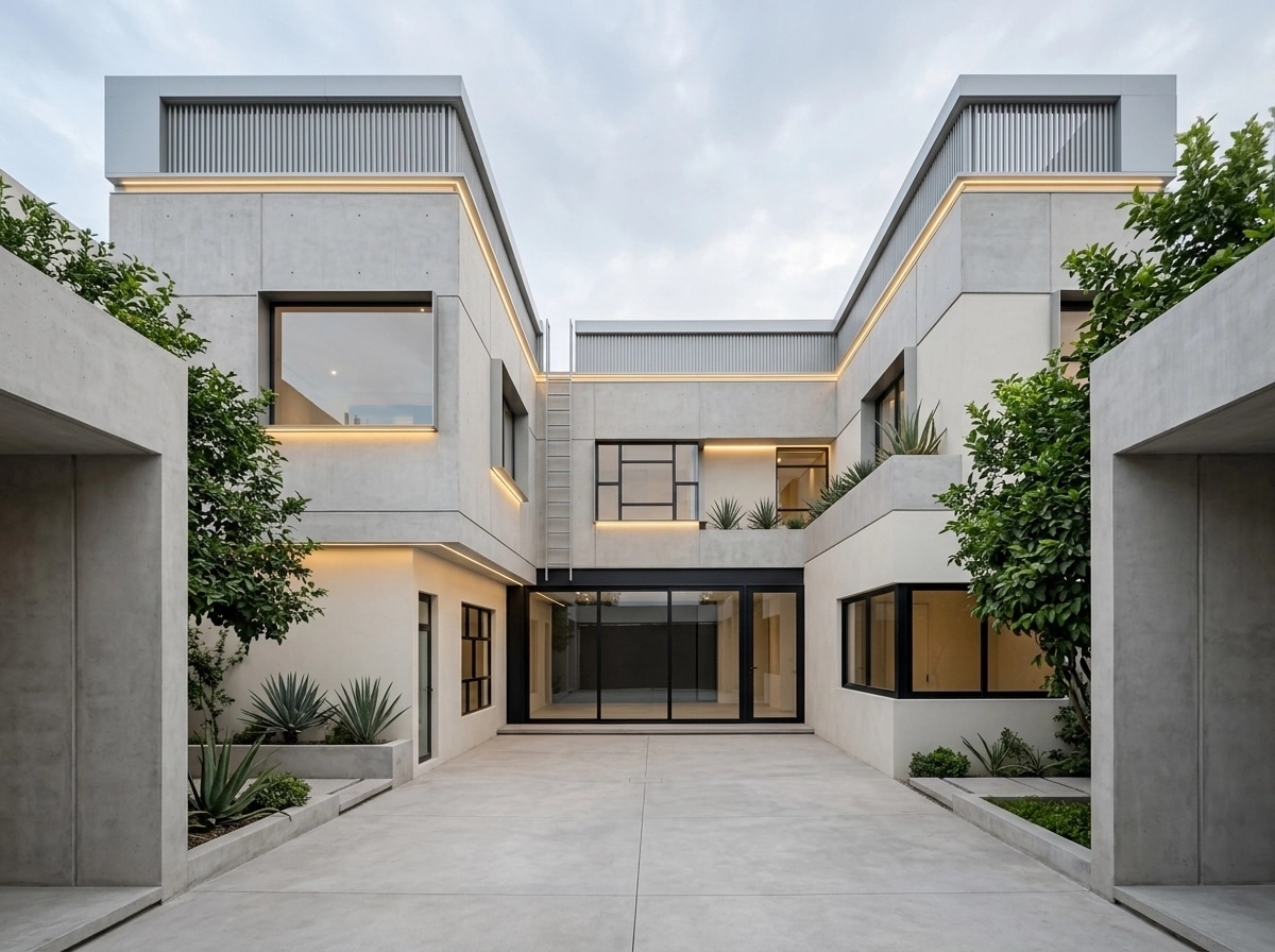 Minimalist Facade Facade design — facade photo by GenRoom AI