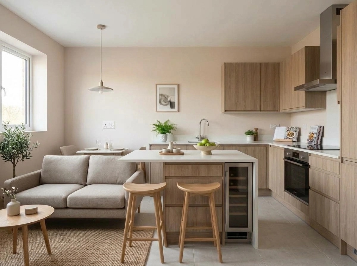 Kitchen interior in no_style style — photo by GenRoom AI
