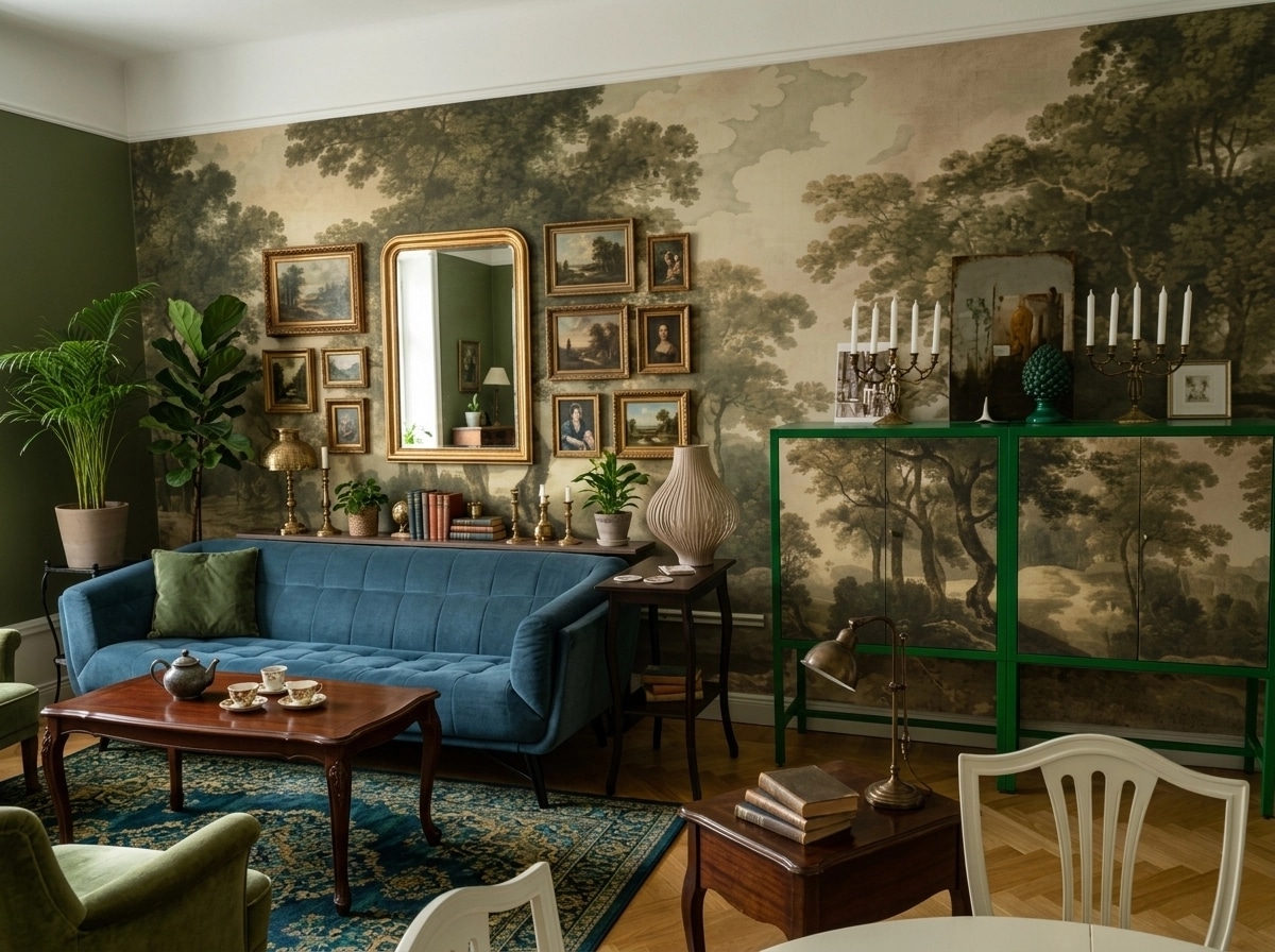 Interior design in Classic style — Living Room by GenRoom AI
