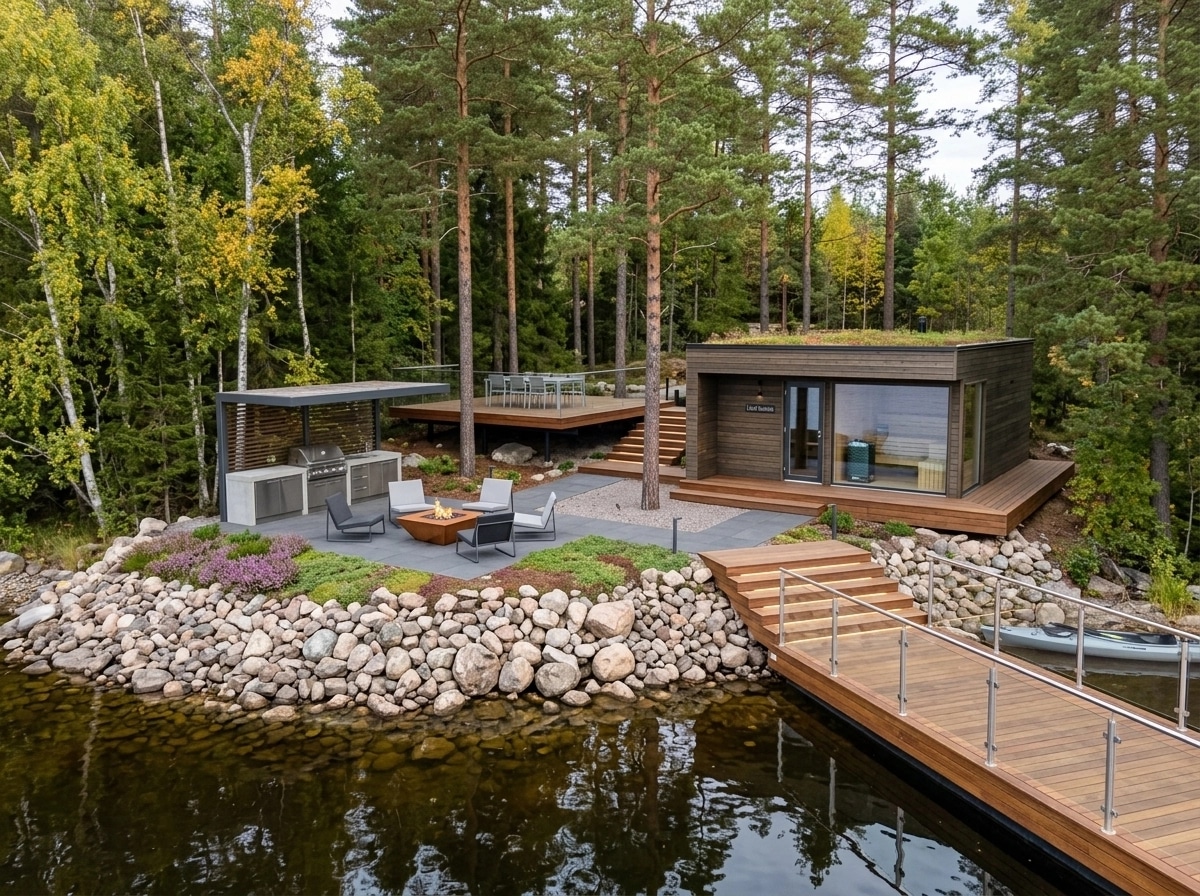 Contemporary Yard Yard design — yard photo by GenRoom AI